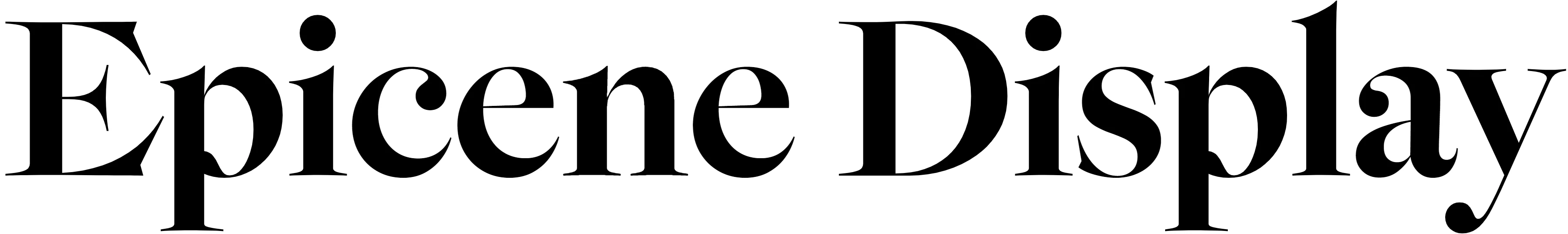 Epicene Display